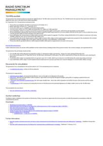 Telecommunications engineering / Videotelephony / Radio / United States 2008 wireless spectrum auction / Auction / 4G / 3G / Spectrum auction / Digital dividend after digital television transition / Software-defined radio / Technology / Electronic engineering