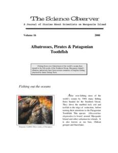 Volume[removed]Albatrosses, Pirates & Patagonian Toothfish