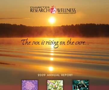 The sun is rising on the cure[removed]ANNUAL REPORT An Organization for People Who Live with Diabetes Every Day.	 ®