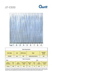 UT-E500  UT-E500 Fabric Description