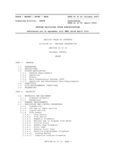 ************************************************************************** USACE / NAVFAC / AFCEC / NASA UFGS[removed]October 2007) ---------------------------Preparing Activity: USACE Superseding UFGS[removed]April 