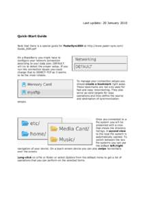 Last update: 20 January[removed]Quick-Start Guide Note that there is a special guide for PaderSyncSSH at http://www.pader-sync.com/ Guide_SSH.pdf On a BlackBerry you might have to