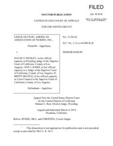 FILED NOT FOR PUBLICATION UNITED STATES COURT OF APPEALS JUL[removed]MOLLY C. DWYER, CLERK