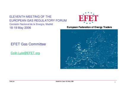 EFET Presentation Template