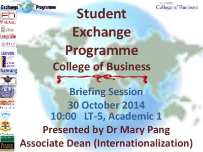 Faculty of Business Student Exchange Programme