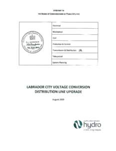 Volume II Tab 9:  Lab City Voltage Conversion