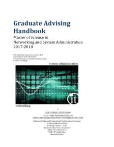 Graduate	Advising Handbook	 Master	of	Science	in		 Networking	and	System	Administration