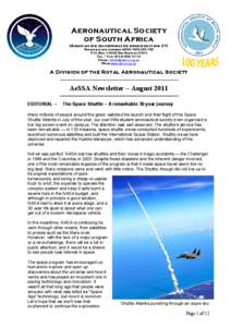 Aerospace engineering / United Kingdom / Engineering / South African Air Force / Royal Aeronautical Society