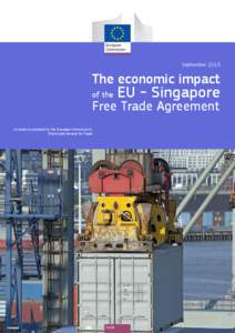Study on estimated benefits of the EU-Singapore FTA
