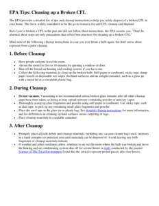 Microsoft Word - How to Clean up a Broken Fluorescent Light.doc