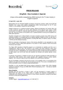 Microsoft Word - SlingPath in Spanish Launch v4.doc