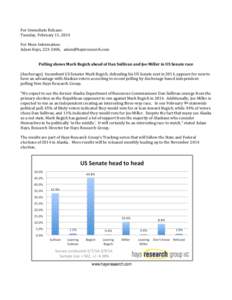 Western United States / Geography of the United States / United States Senate election in Alaska / Mark Begich / Anchorage metropolitan area / Anchorage /  Alaska / Alaska