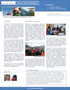       ArcticNet’s        Eastern Arctic Newsletter   