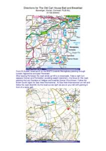 Directions for The Old Cart House Bed and Breakfast Boswinger, Gorran, Cornwall, PL26 6LL[removed]