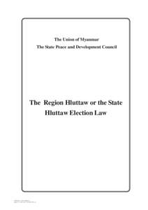 Region & State Hluttaw Law[removed]pmd
