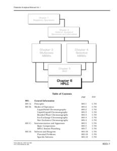 SECTION 600  Pesticide Analytical Manual Vol. I Chapter 1 Regulatory Operations