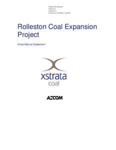 Coal mining / QR National / Springsure /  Queensland / Mining / Coal companies of Australia / Xstrata
