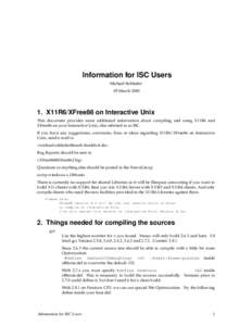 X servers / Freedesktop.org / Unix / X.Org Server / XFree86 / X Window System / Filesystem Hierarchy Standard / X11.app / Library / Software / Computing / System software