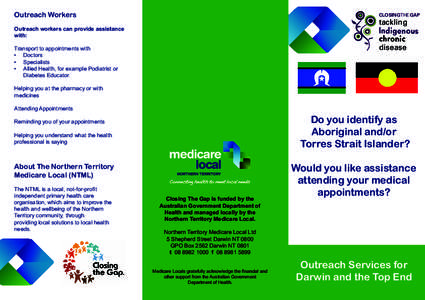 Larrakia / Torres Strait / Year of the Aboriginal Health Worker /  2011-2012 / Aboriginal Medical Services Alliance Northern Territory / Indigenous peoples of Australia / Peppimenarti /  Northern Territory / Northern Territory