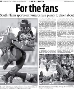 28  SUNDAY, JULY 31, 2011 LUBBOCK AVALANCHE-JOURNAL