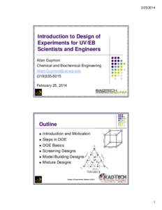 Factorial experiment / Central composite design / Response surface methodology / Experiment / Interaction / Multifactor design of experiments software / Stat-Ease / Statistics / Design of experiments / Science