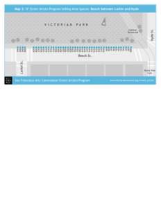 Map 2: SF Street Artists Program Selling Area Spaces: Beach between Larkin and Hyde  PA R K N Cablecar