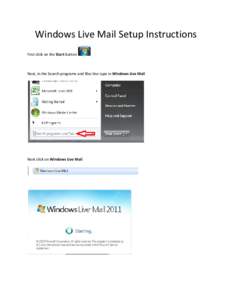 Microsoft Word - Windows Live Mail Setup Instructions.docx