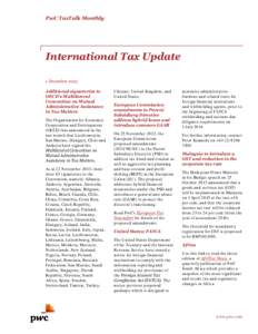 Taxation / Public economics / Accountancy / Tax rates around the world / Income tax / PricewaterhouseCoopers / Tax / Withholding tax / Offshore finance / International taxation / Finance / Business