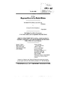 Jurisdiction / Hill v. McDonough / Citation signal / National Association of Criminal Defense Lawyers / Law / Civil procedure