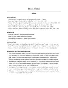 Microsoft Word - Gettel Resume[removed])