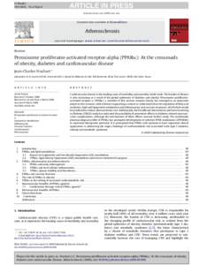 Peroxisome proliferator-activated receptor-alpha (PPARÎ±): At the crossroads of obesity, diabetes and cardiovascular disease