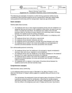 SECTION ARIZONA ACCOUNTING MANUAL II-D-V-III  PAGE