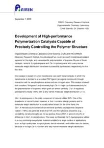 Isoprene / Terpene / Polymer / Organic polymers / Ziegler–Natta catalyst / Kaminsky catalyst / Chemistry / Polymer chemistry / Monomer