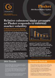 Phuket 2014 Hotel Market Update February 2015 Relative calmness under pressure as Phuket responds to external
