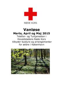 Vanløse marts, april og maj 2015