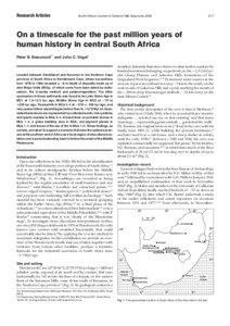 Research Articles  South African Journal of Science 102, May/June 2006