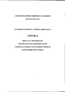 Angola / Republics / Directorate-General for Health and Consumers / Colonialism / Political geography / Political history
