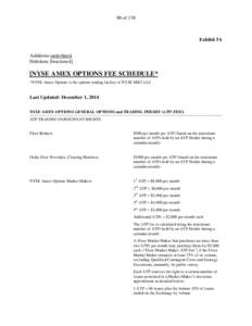 Financial system / Options Clearing Corporation / NYSE Arca / Financial Industry Regulatory Authority / Market maker / Short / Exchange-traded fund / Fee / New York Stock Exchange / Financial markets / Financial economics / Finance