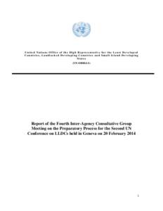 U n i te d Na t io n s O ff ic e o f th e H i g h R e p re s e n t a tiv e fo r t h e Le a s t De v e lo p e d C o u n tr ie s , L a n d l o c k e d De v e lo p in g Co u n t r ie s a n d S m a l l I s l a n d De v e lo 