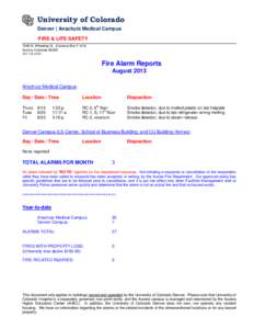 Microsoft Word - Fire Alarm Reports Aug13.docx