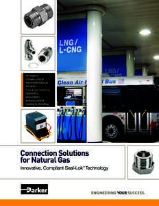 Connection Solutions for Natural Gas Innovative, Compliant Seal-Lok Technology TM  Leak-Free Connections for