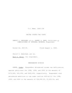 T.C. Memo[removed]UNITED STATES TAX COURT