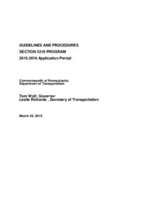 Paratransit / Security / Federal Transit Administration / Pennsylvania Department of Transportation / Sensitive Security Information / Federal grants in the United States / Section 504 of the Rehabilitation Act / Special education in the United States / Transportation in the United States / Government / Assistive technology