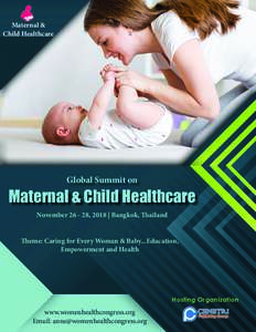 Maternal & Child Healthcare Global Summit on  Maternal & Child Healthcare