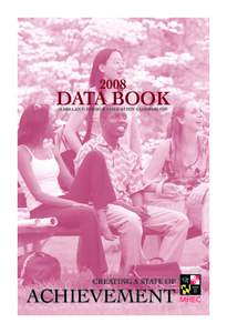 2008  DATA BOOK MARYLAND HIGHER EDUCATION COMMISSION  CREATING A STATE OF