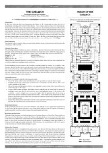 THE GAELWCH  THE GAELWCH A gamebook adventure in two pages. Written and Illustrated by Wayne Densley 2012