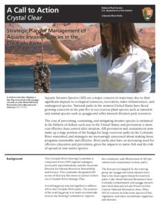 Strategic Plan for Management of Aquatic Invasive Species in the Colorado River