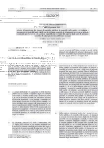 Decisione della Commissione, del 19 gennaio 2011, relativa all’equivalenza dei sistemi di controllo pubblico, di controllo della qualità e di indagini e sanzioni dei revisori dei conti e degli enti di revisione contab