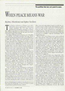 Bosnia and Herzegovina / Ethnic groups in Bosnia and Herzegovina / Croatian nationalism / Serbs of Bosnia and Herzegovina / Dayton Agreement / Croat–Bosniak War / Alija Izetbegović / Greater Croatia / Republika Srpska / Bosnian War / Europe / Entities of Bosnia and Herzegovina