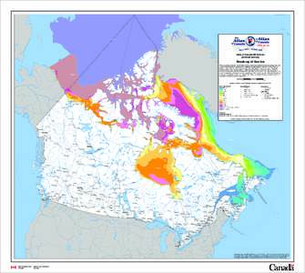 Atlas of Canada 6th Edition (archival version) Break-up of Sea Ice The typical retreat of the sea ice cover from the late winter to late summer is shown on this map. Sea ice is any form of ice that is found at sea and ha